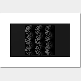 Circle For the Win - Black Posters and Art